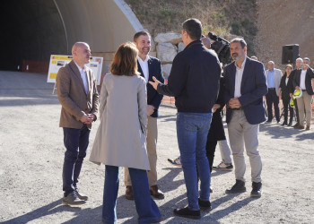 Visitem les obres del túnel de la B-40 entre Abrera i Viladecavalls amb el President del Govern, Pedro Sánchez, la Ministra de Transports, Mobilitat i Agenda Urbana, Raquel Sánchez, i el nostre alcalde, Jesús Naharro