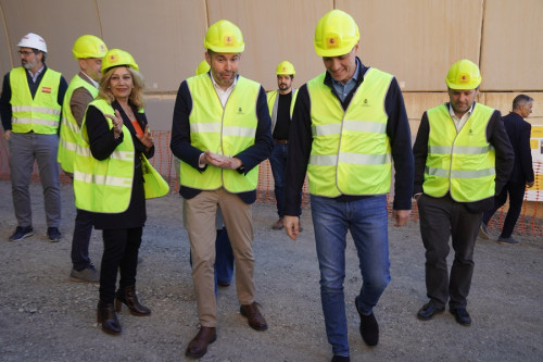 Visitem les obres del túnel de la B-40 entre Abrera i Viladecavalls amb el President del Govern, Pedro Sánchez, la Ministra de Transports, Mobilitat i Agenda Urbana, Raquel Sánchez, i el nostre alcalde, Jesús Naharro