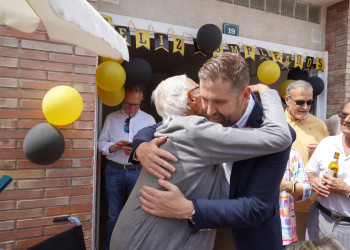 El veí abrerenc Francisco Villaescusa Buendia, celebra els seus 100 anys. Enhorabona!