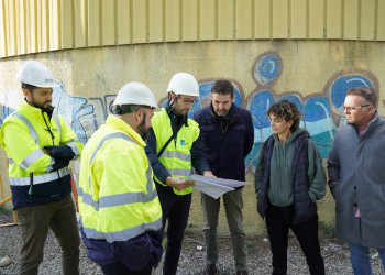 Visitem les obres d'ampliació de les instal·lacions del dipòsit d’aigua de Can Vilalba