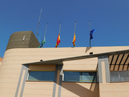 Minut silenci Ajuntament Abrera atemptat Barcelona 17-08-17