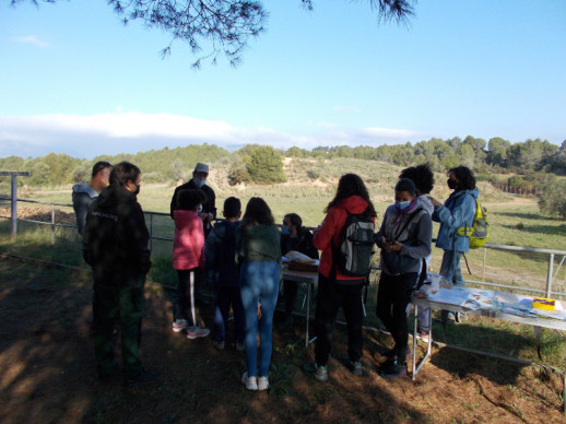 Gaudim de la jornada d'anellament e SEO/BirdLife, a Santa Maria de Vilalba, el diumenge 14 de novembre