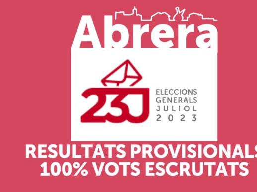 ELECCIONS GENERALS 2023 - RESULTATS