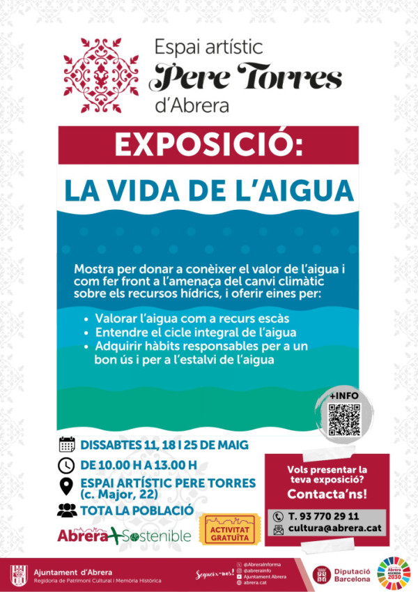EXPOSICIÓ SALA PERE TORRES - 'LA VIDA DEL AIGUA'