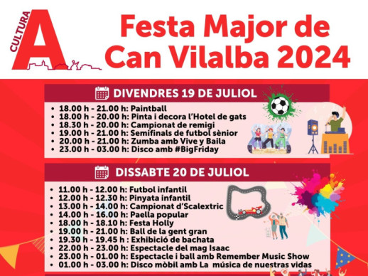 FESTA MAJOR CAN VILALBA 2024