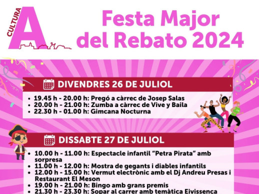FESTA MAJOR DEL REBATO 2024