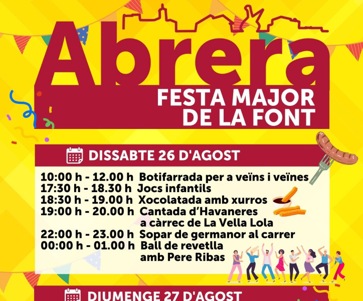 FESTA MAJOR LA FONT 2023