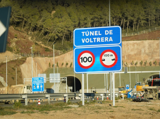 El túnel de la B-40 rep el nom de Voltrera, a petició de l'Ajuntament d'Abrera