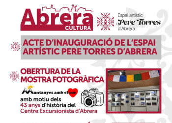 Inauguració de l'Espai Artístic Pere Torres d'Abrera
