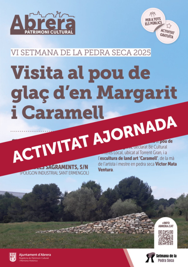 Activitat ajornada: visita al pou de glaç d'en Margarit i Caramell