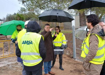 Visitem les obres de la rotonda de la B-1201 en la seva fase final