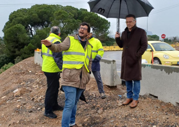 Visitem les obres de la rotonda de la B-1201 en la seva fase final