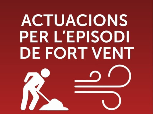 Des de l'Ajuntament d'Abrera estem duent a terme diverses actuacions pel fort vent a Abrera