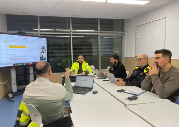 Valorem positivament l’eficiència i acció immediata del dispositiu municipal davant l’episodi de fort vent a Abrera. Reunió del CECOPAL