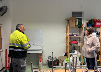 Continuem treballant en l'adequació de les instal·lacions dels centres educatius d'Abrera durant les vacances escolars i al llarg del curs - Escola Josefina Ibáñez