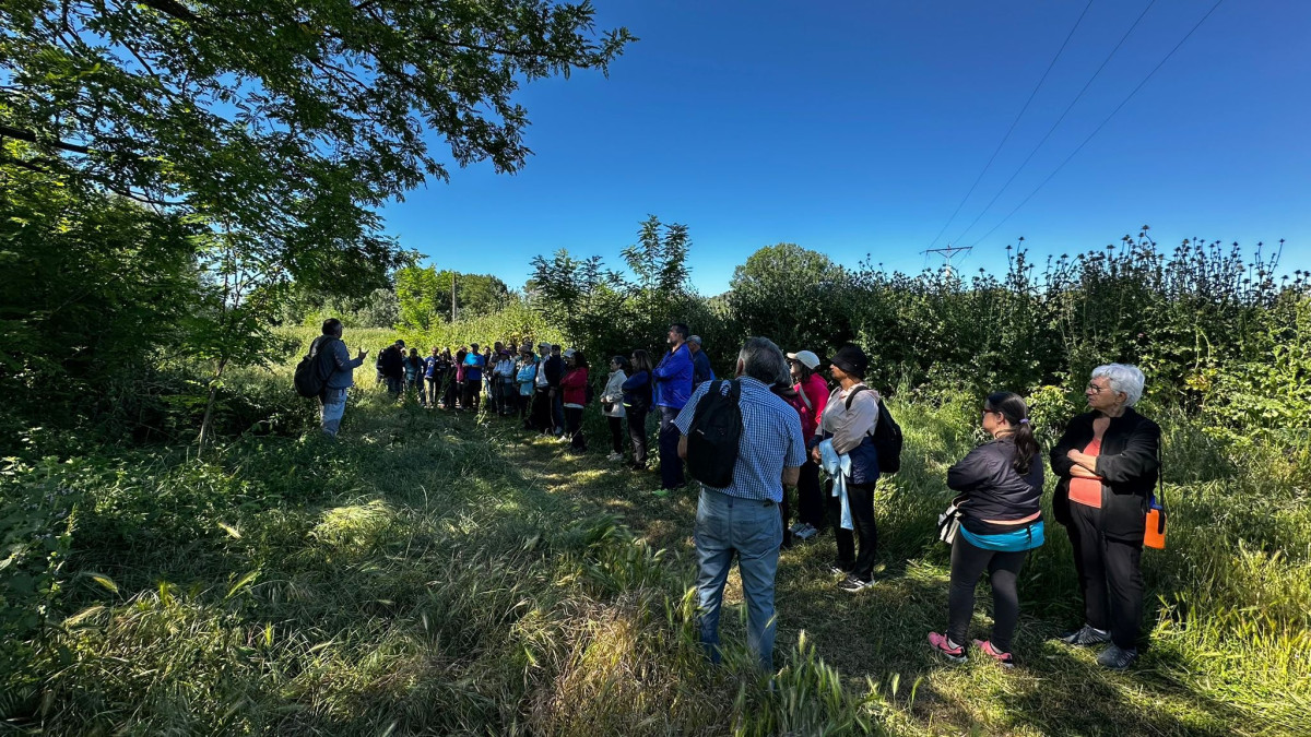 A Abrera connectem amb el riu Llobregat! Més de 50 persones han participat en una nova edició de Walking Rivers (Caminant rius)
