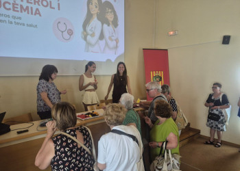 Nova xerrada del cicle de sessions de salut comunitària a Abrera! El dimecres 17 de juny hem parlat sobre hipertensió, colesterol i glucèmia amb la Farmàcia Flores Álamos d'Abrera