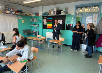 Finalitzem les visites als nostres centres educatius per donar la benvinguda al nou curs acadèmic a tota la comunitat educativa!