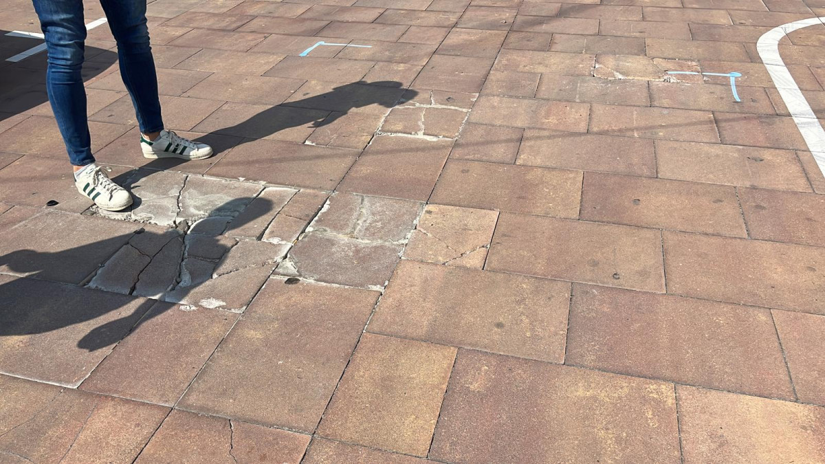 Recentment hem finalitzat els treballs de reparació del paviment a la zona del Cementiri Vell