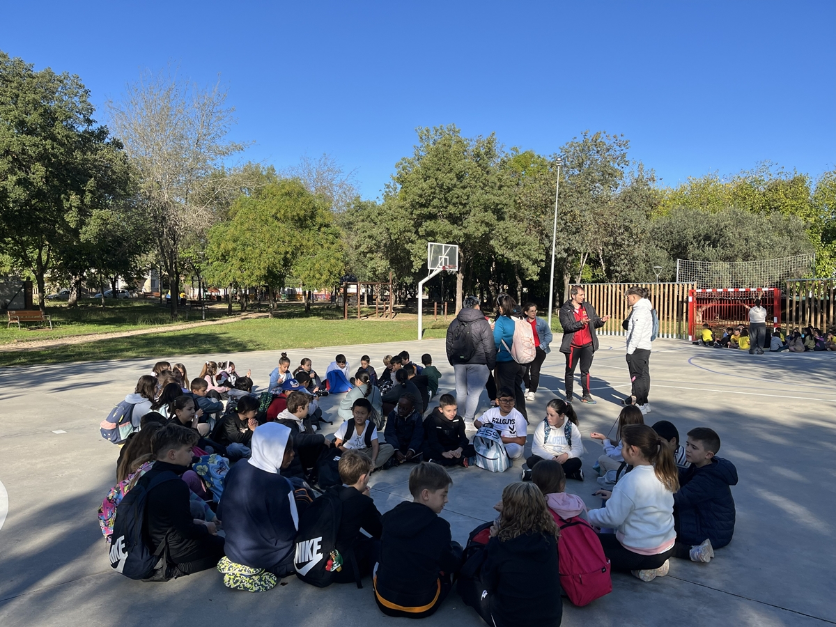 120 nens i nenes de 4t de primària de les tres escoles d'Abrera gaudeixen de la segona Jornada Interescolar