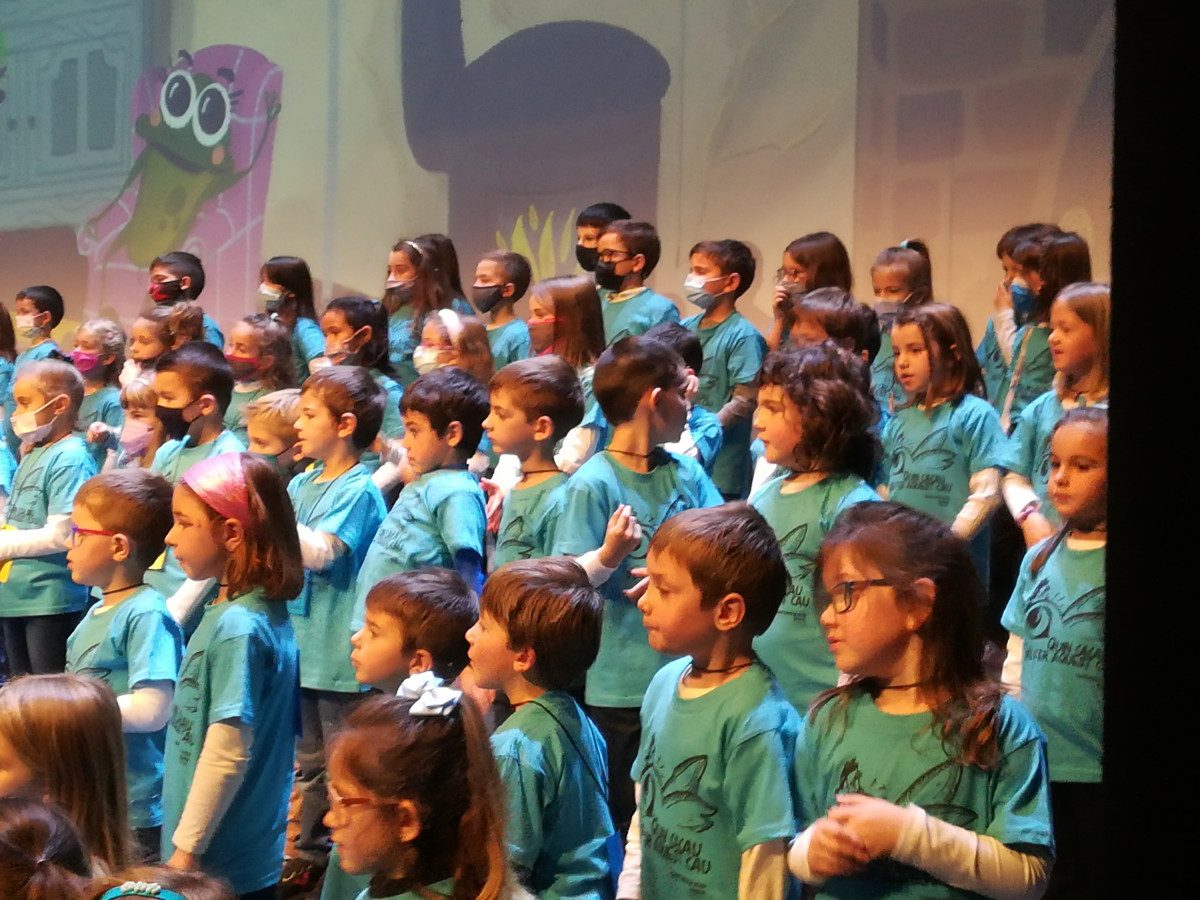 Un total de 36 alumnes de l'Escola Municipal de Música d'Abrera participen al Cantaxics 2022 de Manresa