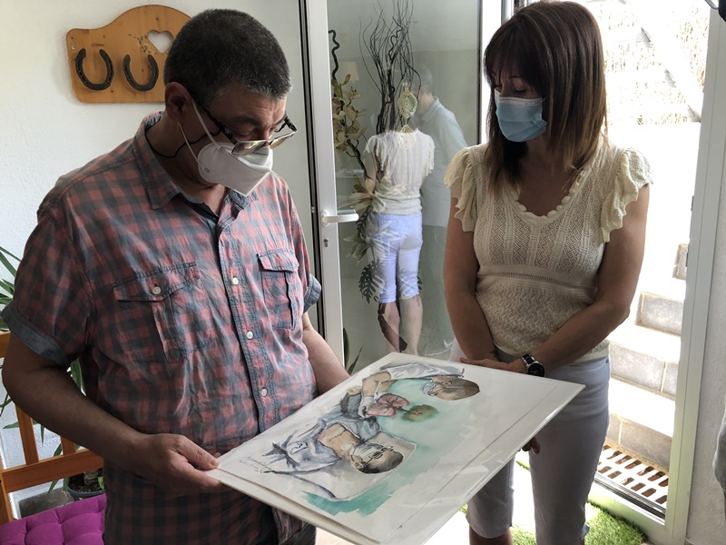 Visitem el veí d'Abrera, Jordi Soriano, la primera persona de l’Estat a qui li han fet un trasplantament pulmonar per la Covid-19