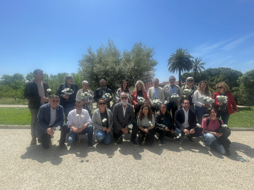 Un any més, assistim a l'acte d'homenatge a les persones del Baix Llobregat deportades als camps de concentració nazis