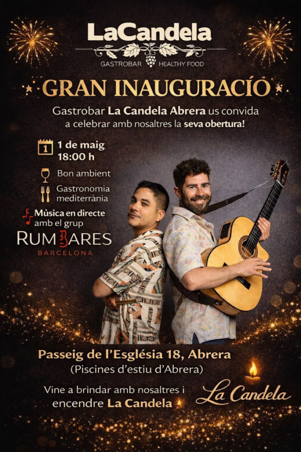 Aquest divendres 1 de maig s'inaugura el Candela Gastrobar, el nou espai gastronòmic de la Piscina Municipal d'Estiu d'Abrera