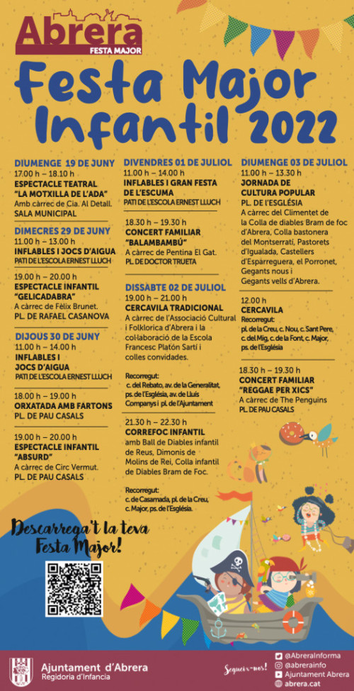 Activitats de la Festa Major 2022 per a la infància i famílies