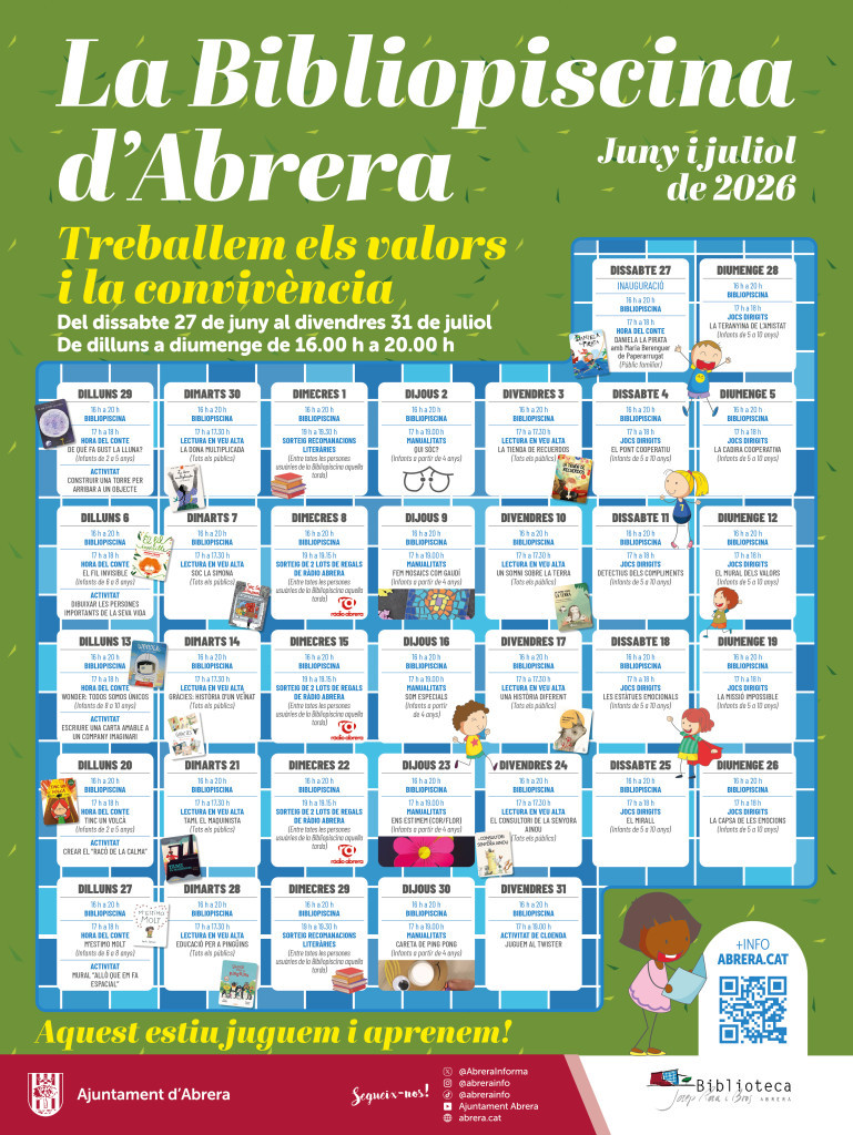 Programació Bibliopiscina 2026