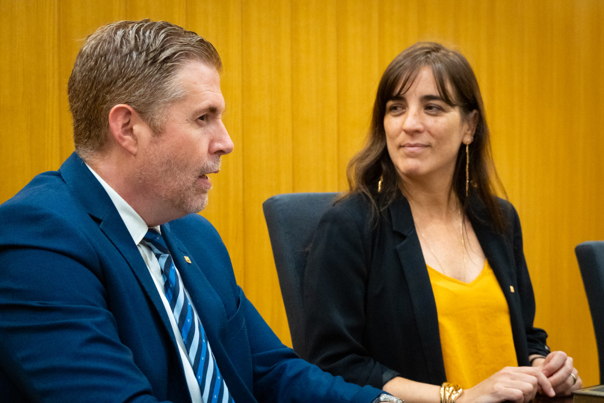L'impuls de la formació contínua al teixit empresarial centra la visita a Abrera de la consellera de Recerca i Universitats, Núria Montserrat