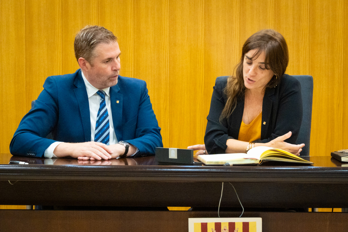 L'impuls de la formació contínua al teixit empresarial centra la visita a Abrera de la consellera de Recerca i Universitats, Núria Montserrat
