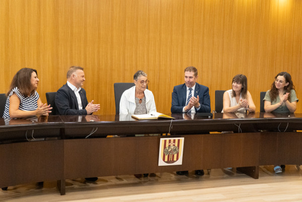 Rebem la visita de la consellera de Salut de la Generalitat de Catalunya, Olga Pané