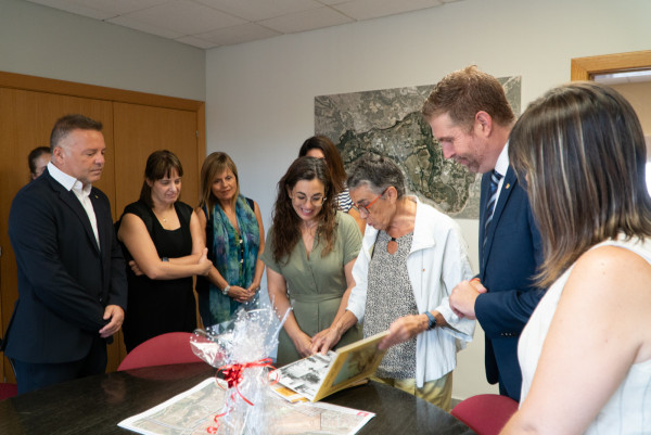 Rebem la visita de la consellera de Salut de la Generalitat de Catalunya, Olga Pané