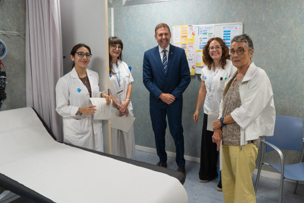 Rebem la visita de la consellera de Salut de la Generalitat de Catalunya, Olga Pané