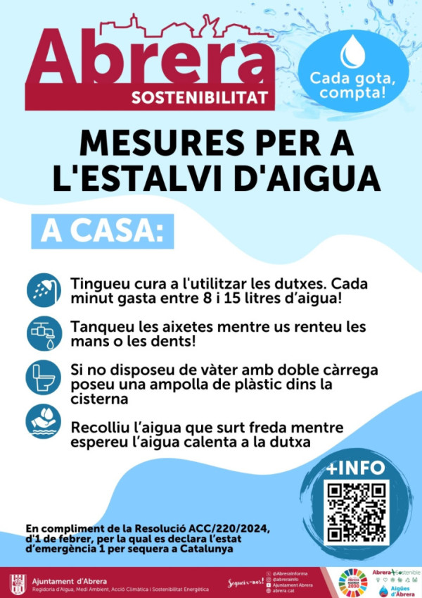 Mesures d'estalvi d'aigua a casa