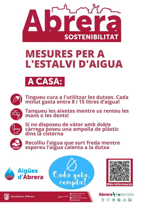 Mesures per a l'estalvi d'aigua a les cases
