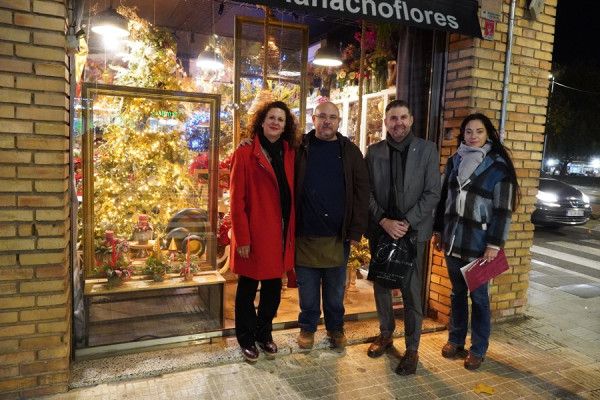 13è Concurs d’Aparadors Nadalencs d'Abrera. Floristeria Nacho Flores