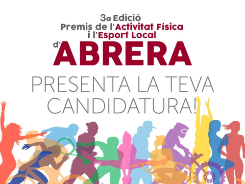 Abrera amb l'esport! Convoquem els 3rs Premis de l'Activitat Física i l'Esport Local, que compten amb deu categories. Presenteu-hi la vostra candidatura!