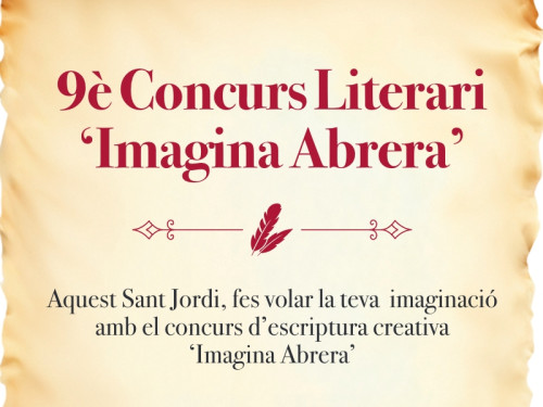 9è Concurs literari 'Imagina Abrera' 2026