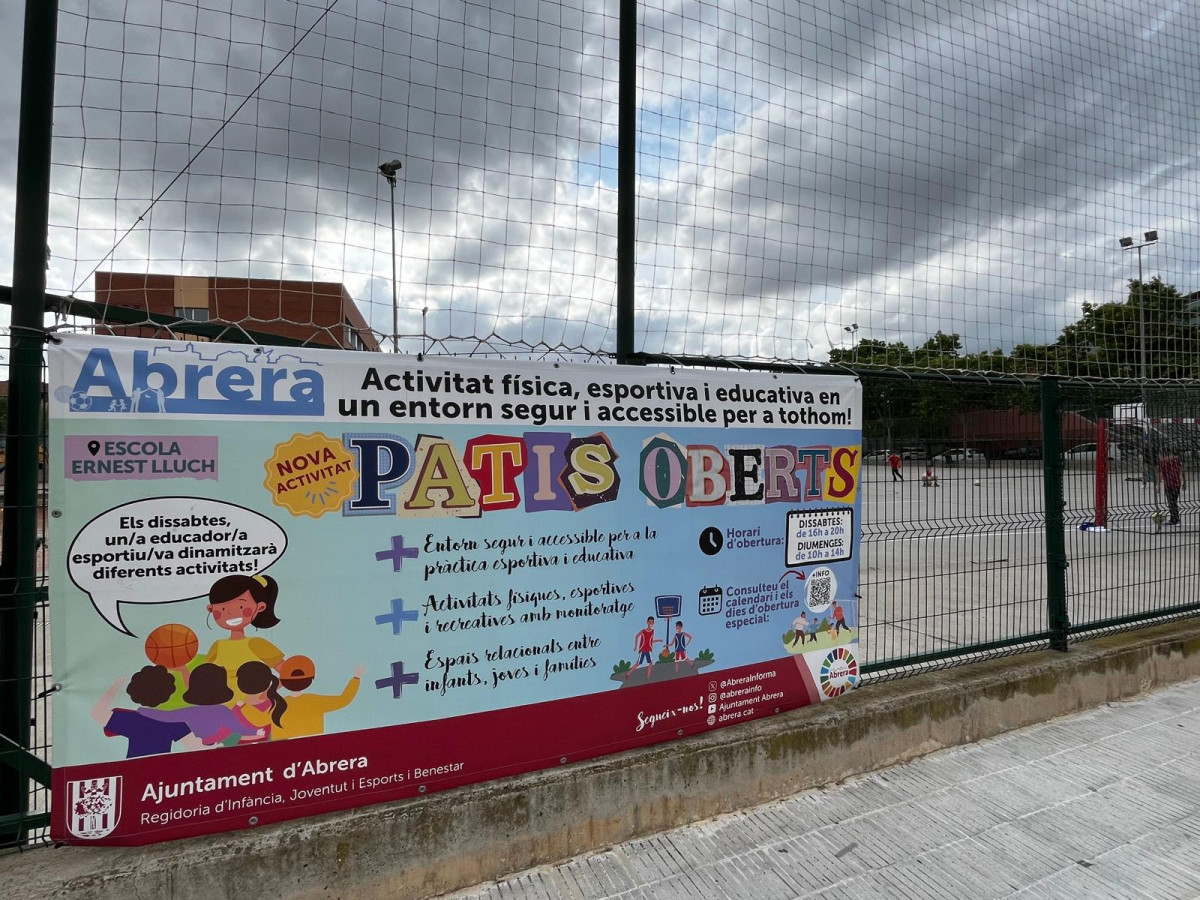 També a l'estiu, impulsem l'activitat de 'Patis Oberts'! Consulteu els horaris especials als patis de les escoles Francesc Platón i Sartí i Josefina Ibáñez