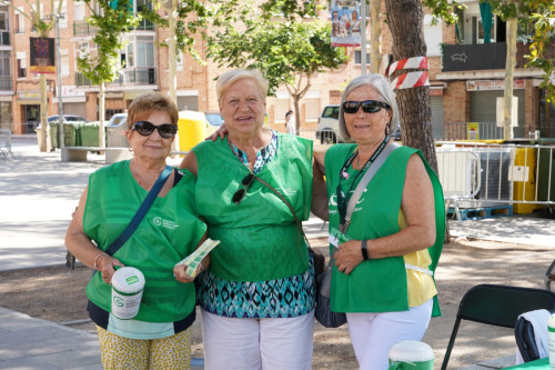 Festa Major d'Abrera 2023: Recaptació de la Junta Local d'Abrera de l'Associació Espanyola contra el Càncer