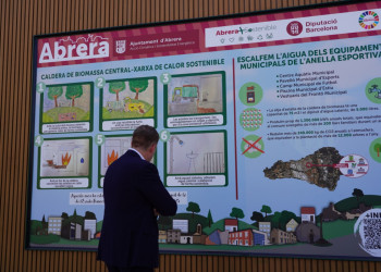 Visitem i donem a conèixer la nova caldera de biomassa central i xarxa de calor de la zona esportiva d’Abrera