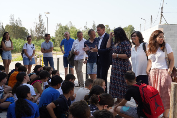 Visitem i donem a conèixer la nova caldera de biomassa central i xarxa de calor de la zona esportiva d’Abrera