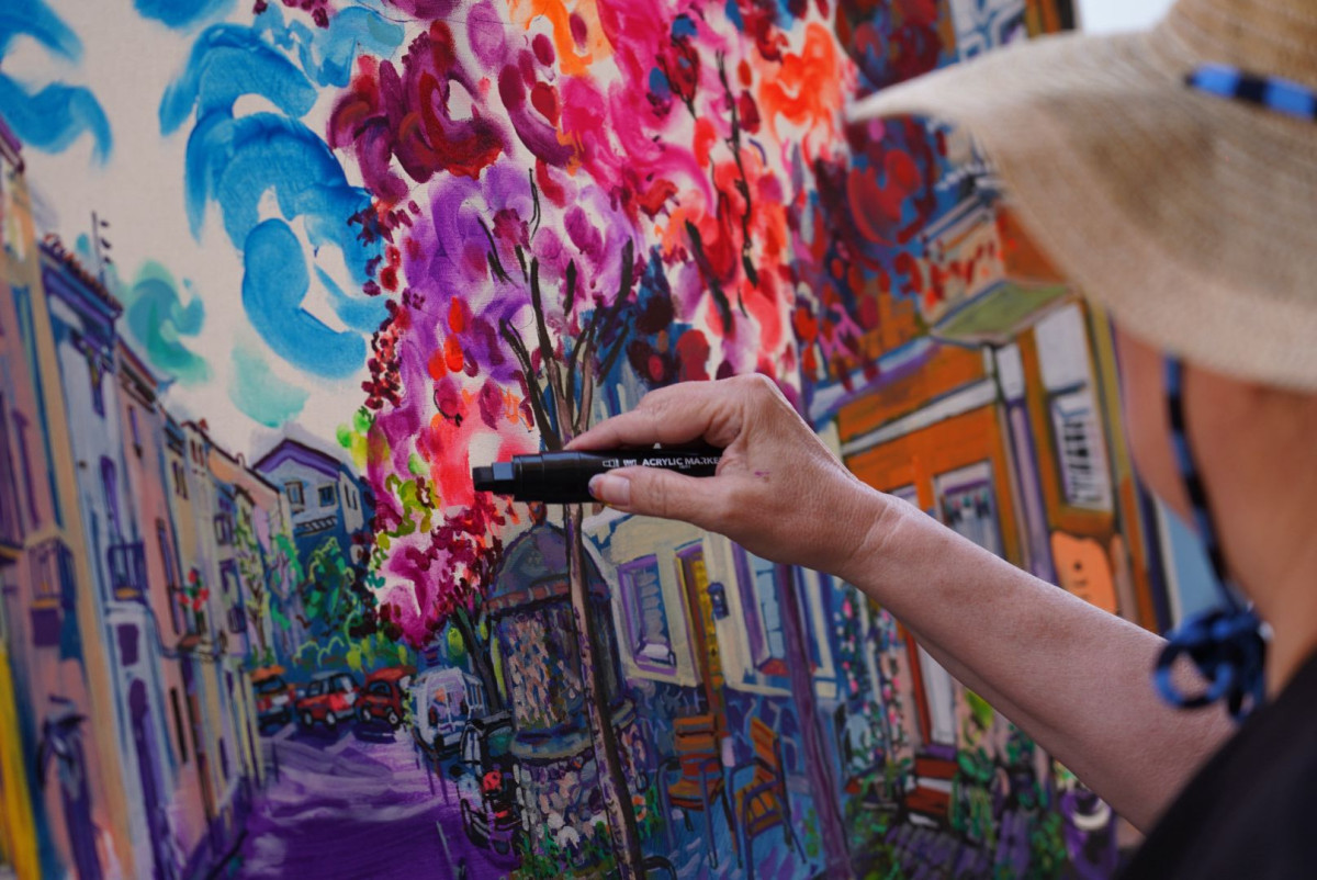 Pintem Abrera! 24 artistes han participat en la 48è Concurs de Pintura Ràpida Vila d’Abrera aquest diumenge 14 de juny