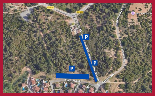 16a Pujada Q8 Santa Maria de Vilalba – Ullastrell: Parkings habilitats