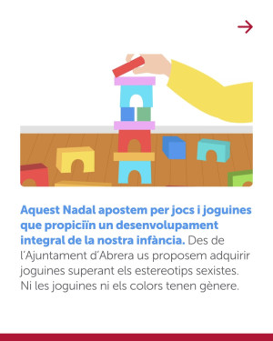 Per Nadal, joguines sense gènere! Un any més duem a terme la campanya pel foment de la compra responsable de joguines igualitàries