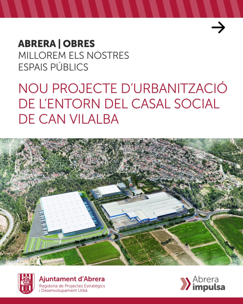 Iniciem els treballs del nou projecte d'urbanització de l'entorn del Casal Social de Can Vilalba