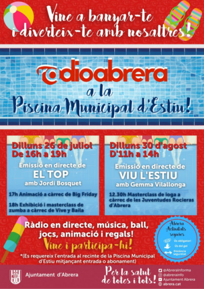 Ràdio Abrera a la Piscina Municipal d'Estiu