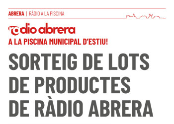 Ràdio Abrera torna a la Piscina Municipal d'Estiu aquest mes de juliol, amb música, ball, jocs, animació i regals, i amb la col·laboració de diverses entitats del nostre municipi!
